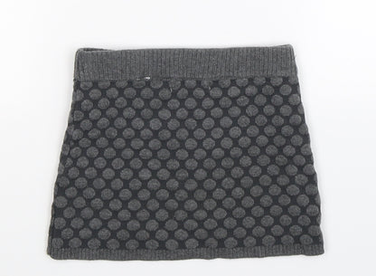 H&M Girls Grey  Knit A-Line Skirt Size 3-4 Years
