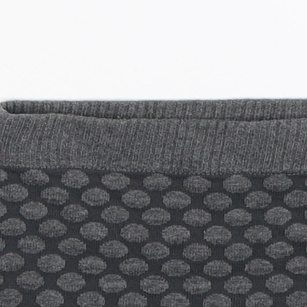 H&M Girls Grey  Knit A-Line Skirt Size 3-4 Years