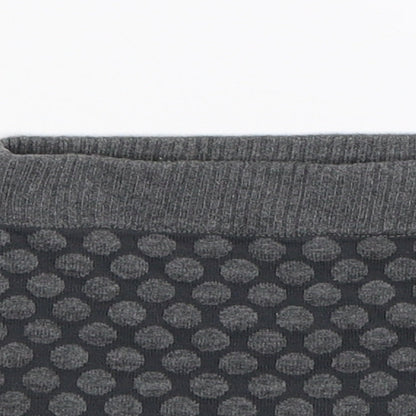 H&M Girls Grey  Knit A-Line Skirt Size 3-4 Years