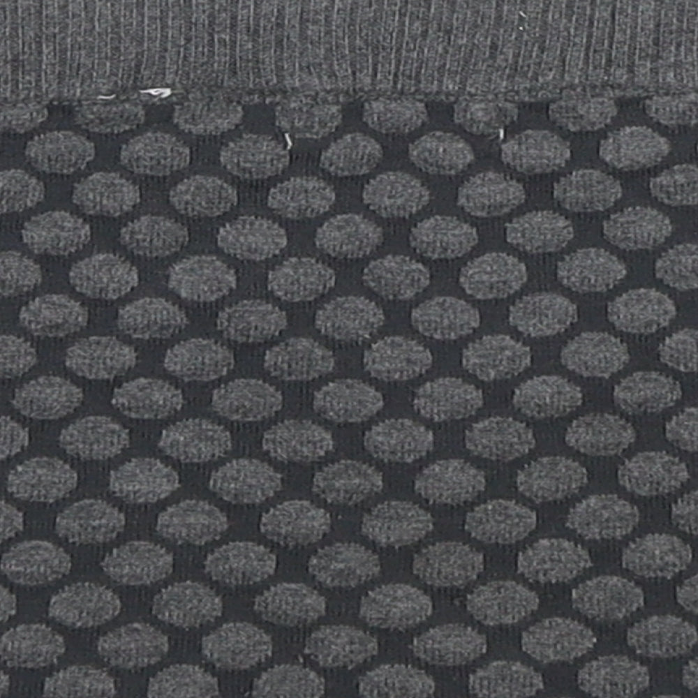 H&M Girls Grey  Knit A-Line Skirt Size 3-4 Years