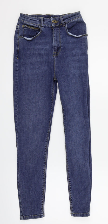 Mens UK Size 26 in COLLUSION Slim Fit Skinny Blue Jeans