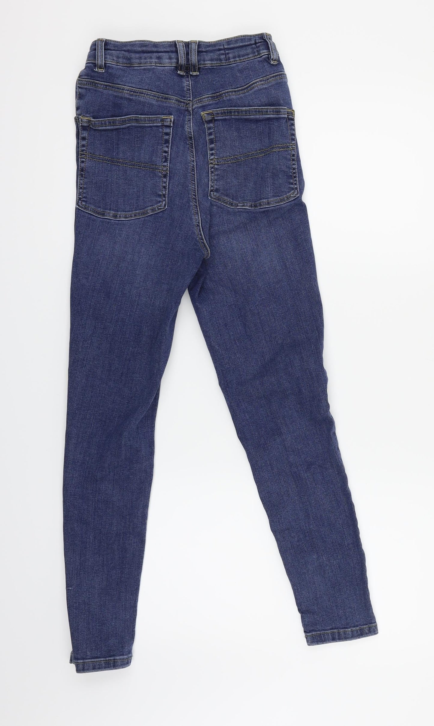Mens UK Size 26 in COLLUSION Slim Fit Skinny Blue Jeans