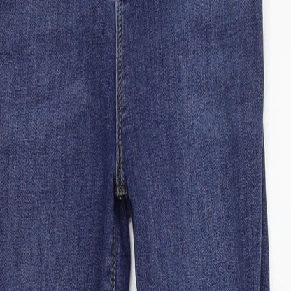 Mens UK Size 26 in COLLUSION Slim Fit Skinny Blue Jeans