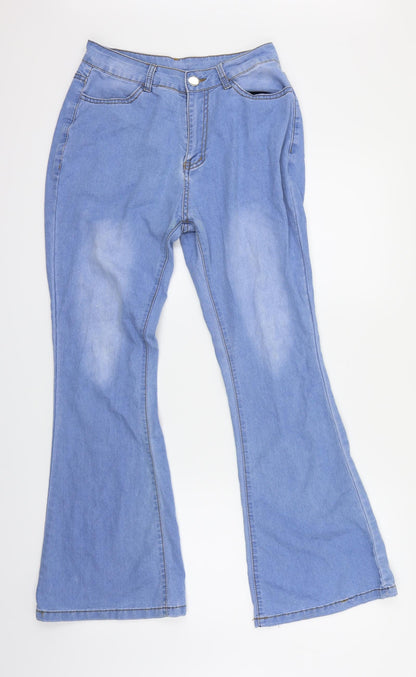 Urbanic Womens Blue   Flared Jeans Size S L28 in