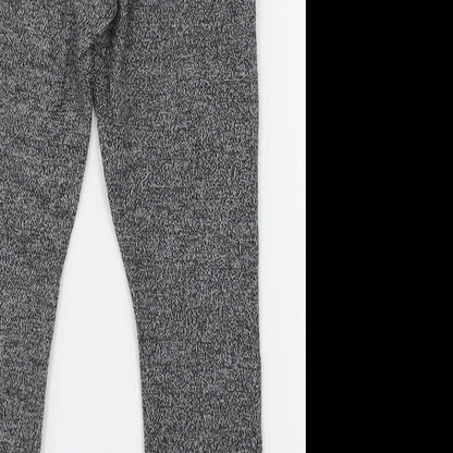 NEXT Girls Grey  Knit Sweatpants Trousers Size 6 Years
