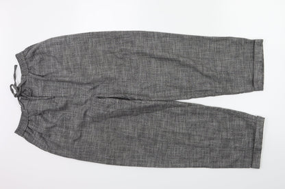 Womens UK Size S Light Before Dark Regular Fit  Grey Trousers