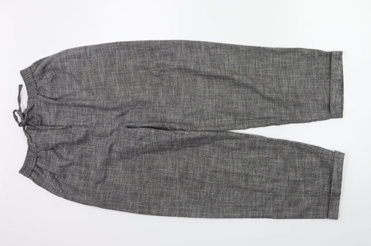 Womens UK Size S Light Before Dark Regular Fit  Grey Trousers