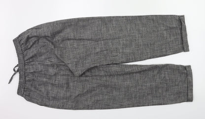 Womens UK Size S Light Before Dark Regular Fit  Grey Trousers