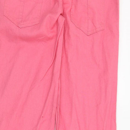 Ribbon Womens Pink   Straight Jeans Size 10 L29 in