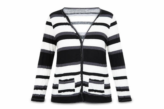 Be you Womens Black Polka Dot  Cardigan Jumper Size 14