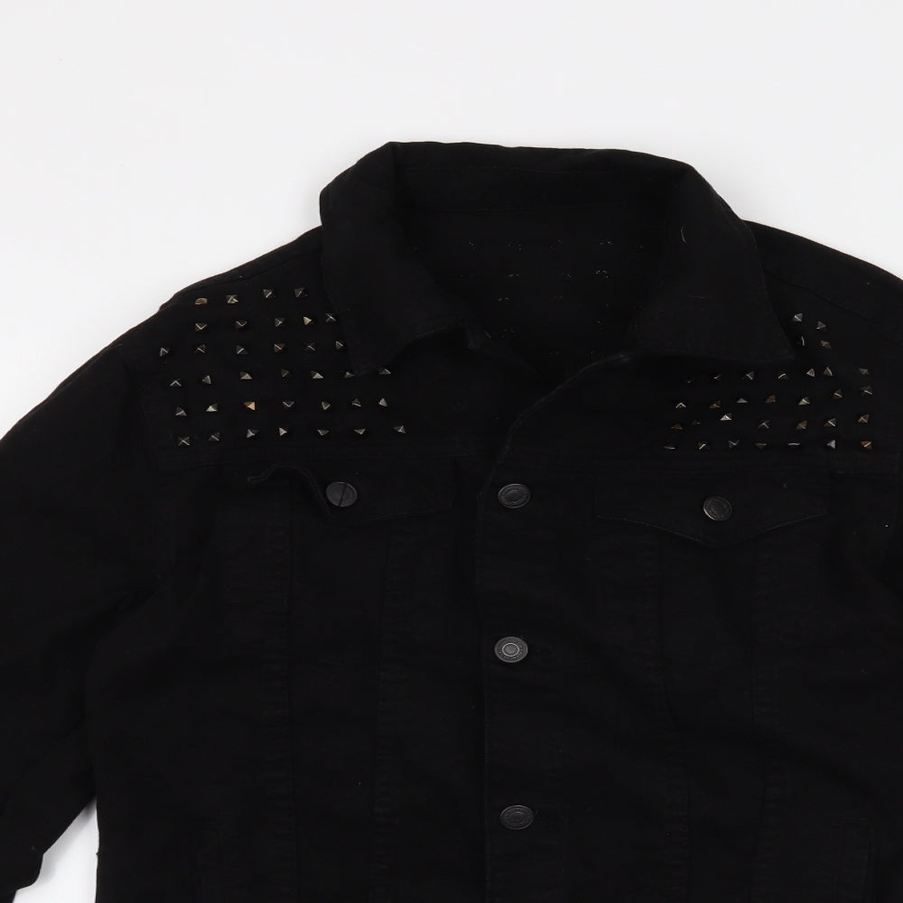 Womens UK Size M Preworn Black Jacket