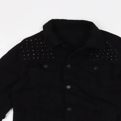 Womens UK Size M Preworn Black Jacket