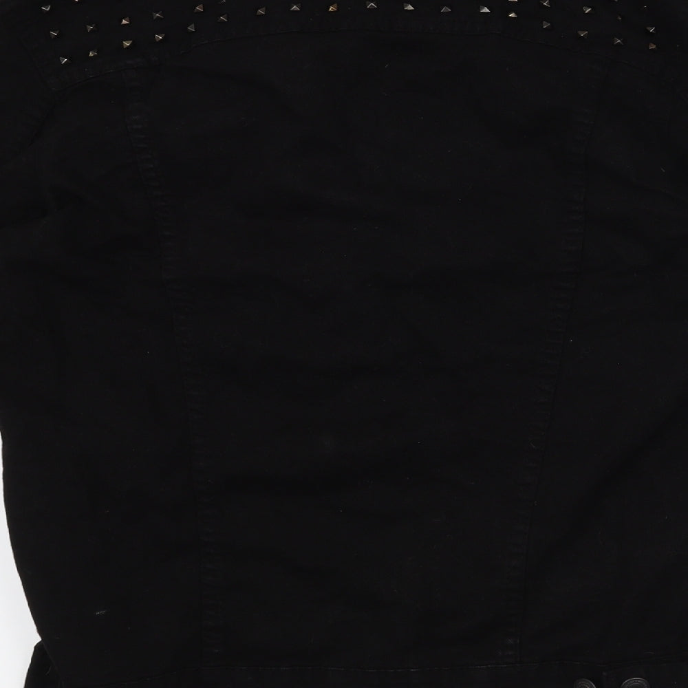 Womens UK Size M Preworn Black Jacket