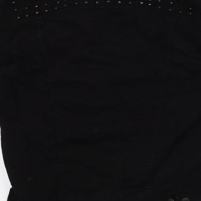 Womens UK Size M Preworn Black Jacket