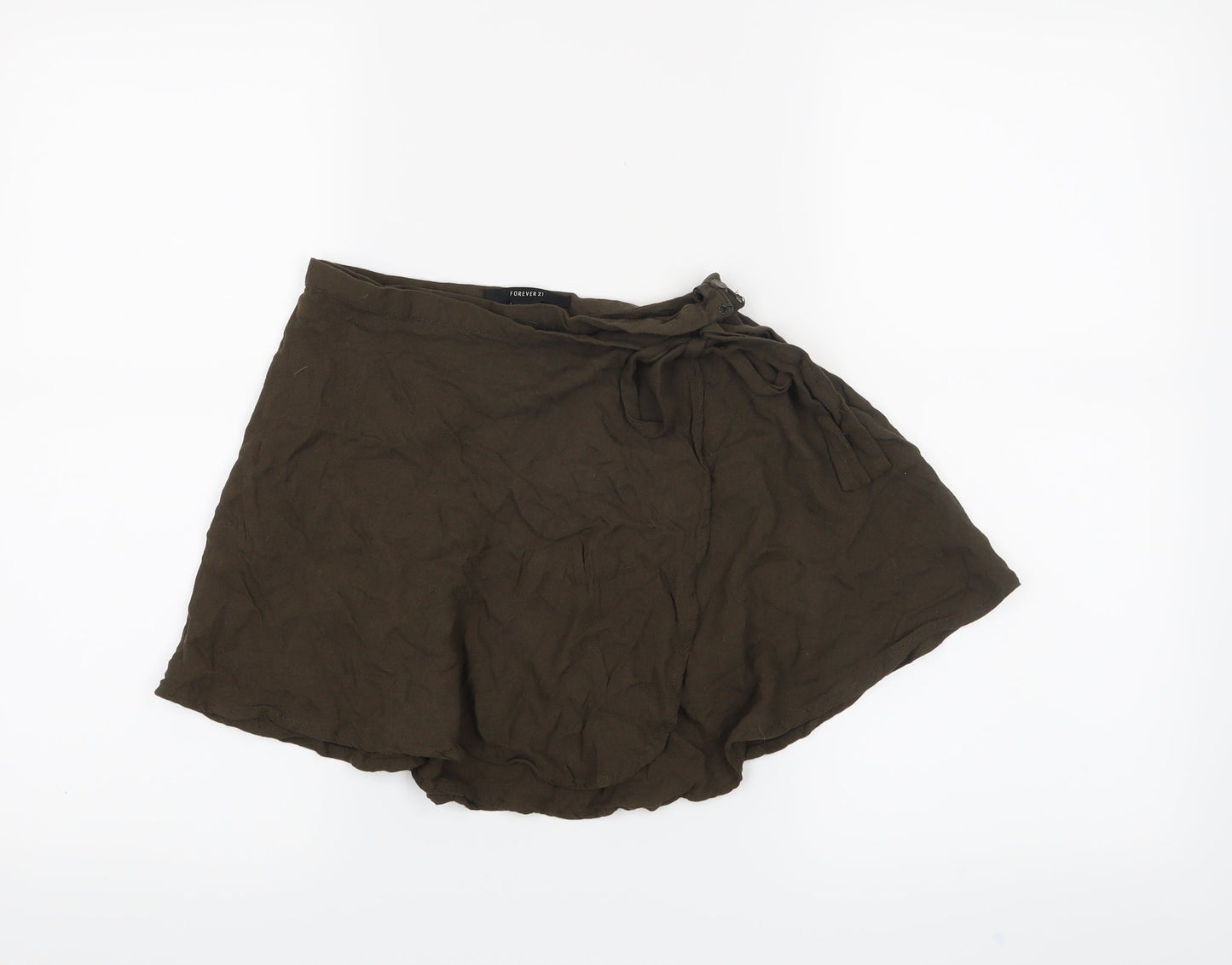 FOREVER 21 Womens Green   Mini Skirt Size XS