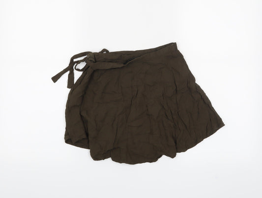 FOREVER 21 Womens Green   Mini Skirt Size XS
