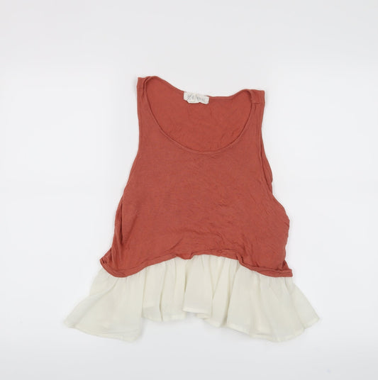 FOREVER 21 Womens Orange   Cropped Tank Size S