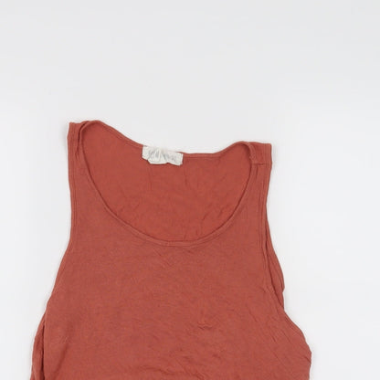 FOREVER 21 Womens Orange   Cropped Tank Size S