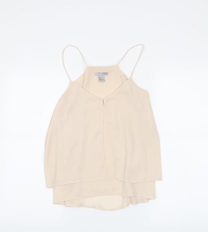 Womens UK Size 6 H&M Beige Camisole Tank