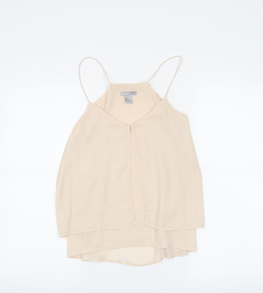 Womens UK Size 6 H&M Beige Camisole Tank