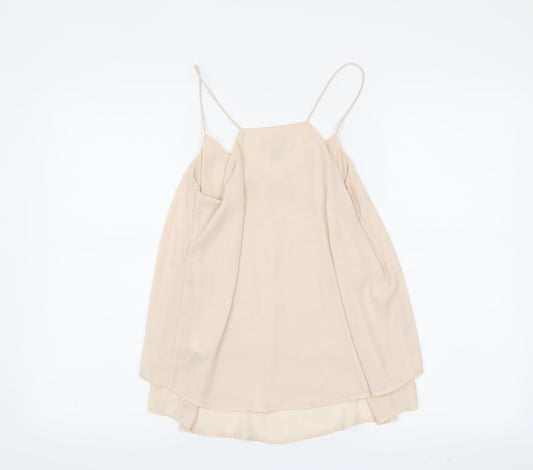 Womens UK Size 6 H&M Beige Camisole Tank
