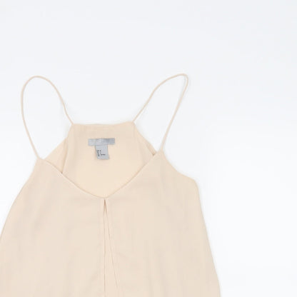 Womens UK Size 6 H&M Beige Camisole Tank