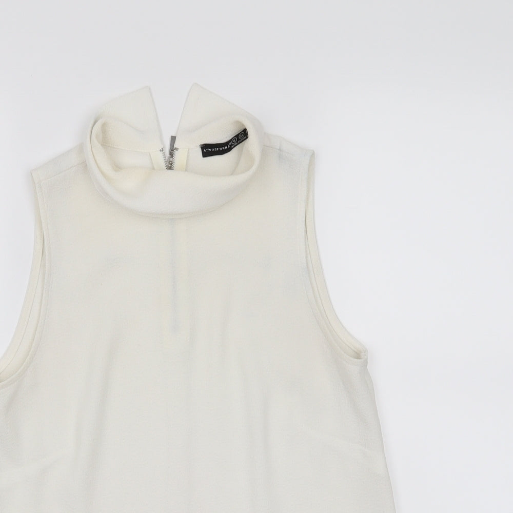 Atmosphere Womens White   Basic Tank Size 6