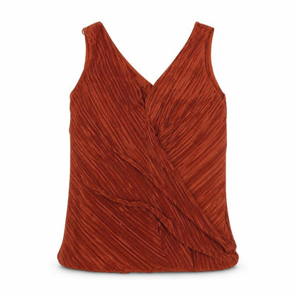Womens UK Size 8 Preworn Orange Basic Blouse