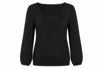 proportion Womens Black   Basic Blouse Size S