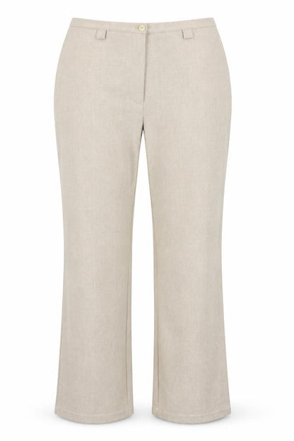 Womens UK Size 14 VINCI Regular Fit  Beige Trousers