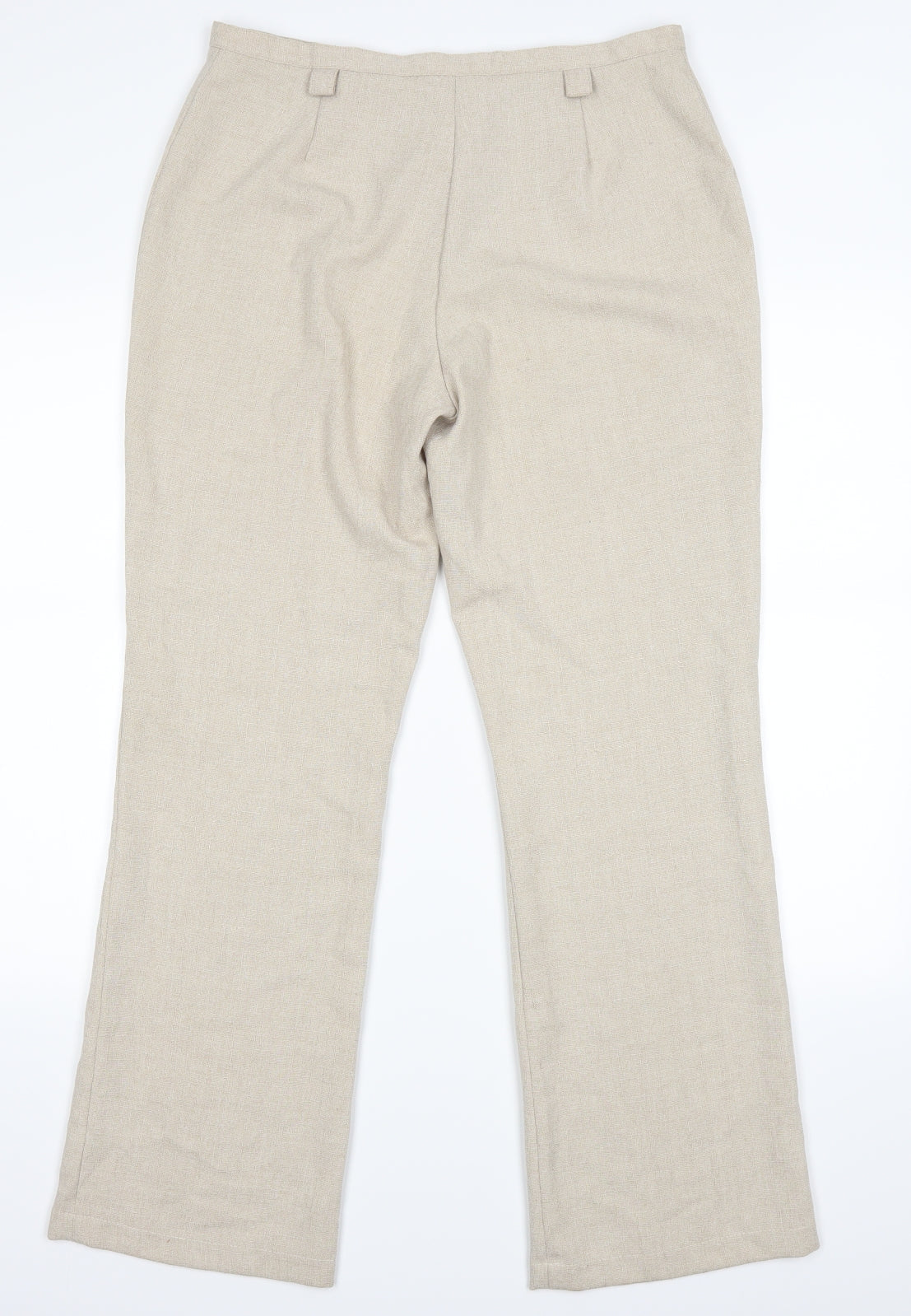 Womens UK Size 14 VINCI Regular Fit  Beige Trousers