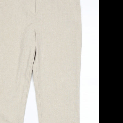 Womens UK Size 14 VINCI Regular Fit  Beige Trousers