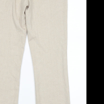 Womens UK Size 14 VINCI Regular Fit  Beige Trousers