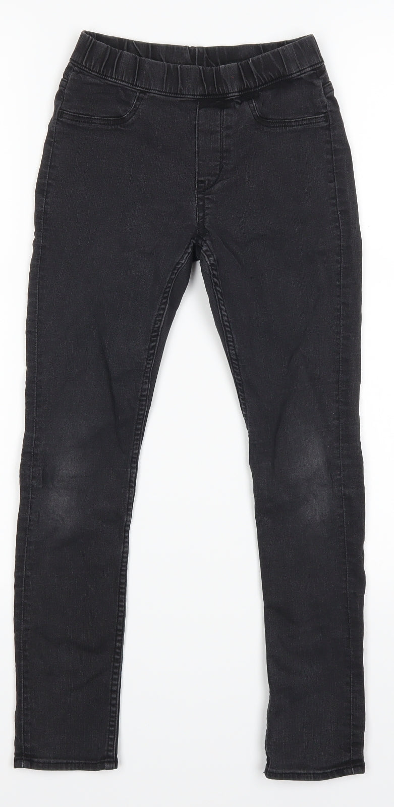 H&M Girls Black   Skinny Jeans Size 7-8 Years