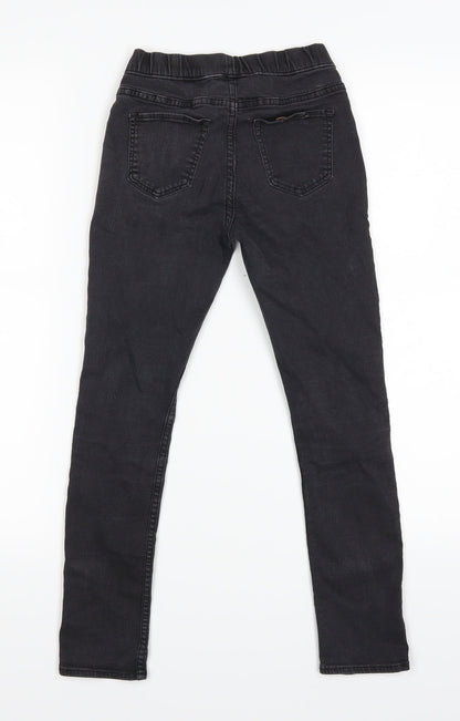 H&M Girls Black   Skinny Jeans Size 7-8 Years