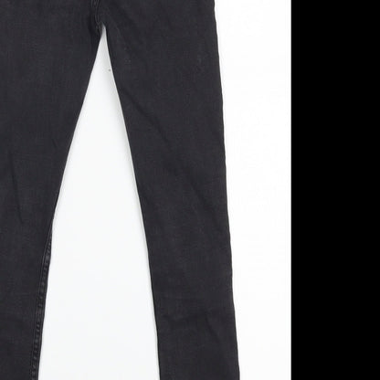H&M Girls Black   Skinny Jeans Size 7-8 Years