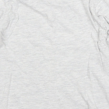George Girls Grey   Basic T-Shirt Size 6-7 Years