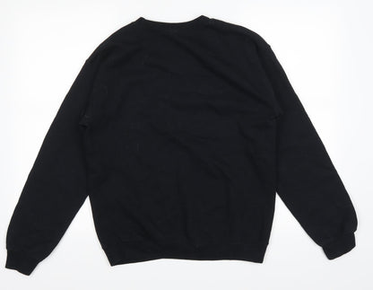 Topshop Womens Black   Pullover Jumper Size S