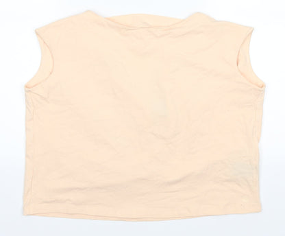 Katia Womens Orange   Basic T-Shirt Size M
