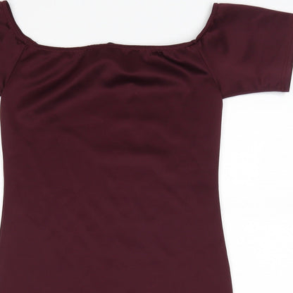 PRETTYLITTLETHING Womens Red   Bodycon  Size 12