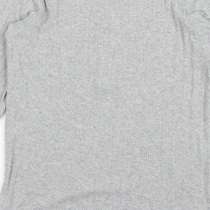 NEXT Girls Grey   Pullover Jumper Size 10 Years  - Metalic