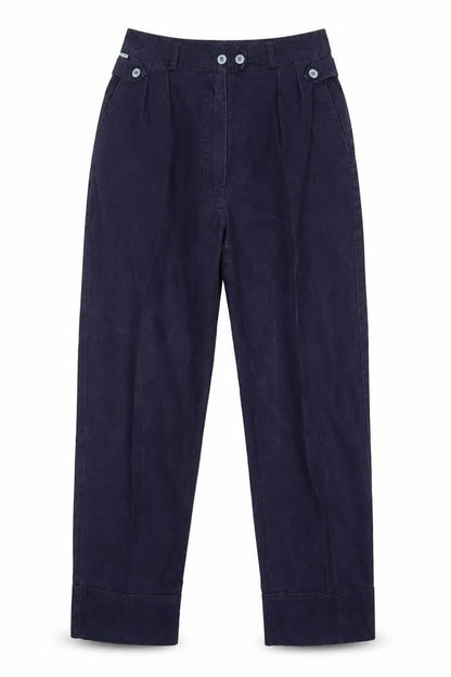 Womens UK Size 27 in Essentials Regular Fit  Blue Trousers