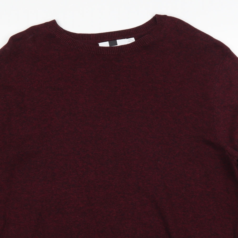 Topman Mens Red   Pullover Jumper Size M