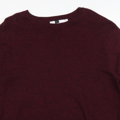 Topman Mens Red   Pullover Jumper Size M