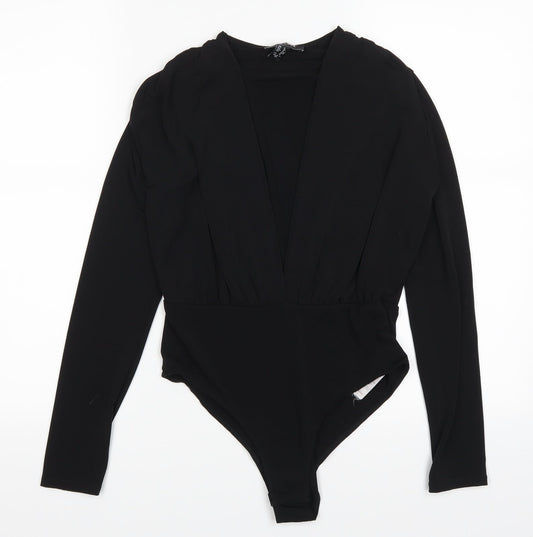 New Look Womens Black   Leotard One-Piece Size 8
