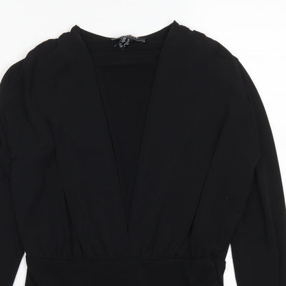 New Look Womens Black   Leotard One-Piece Size 8