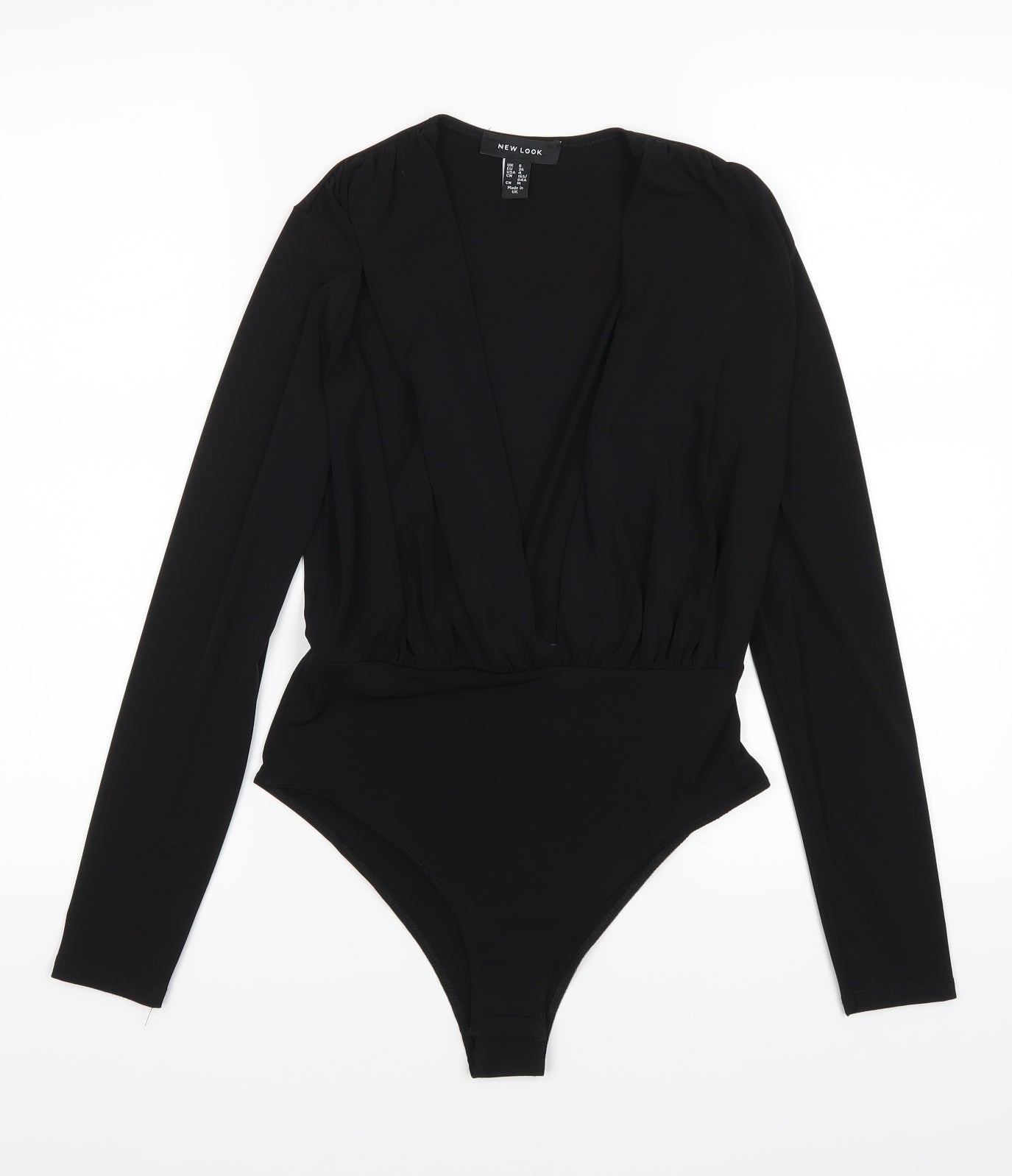 New Look Womens Black   Leotard One-Piece Size 8