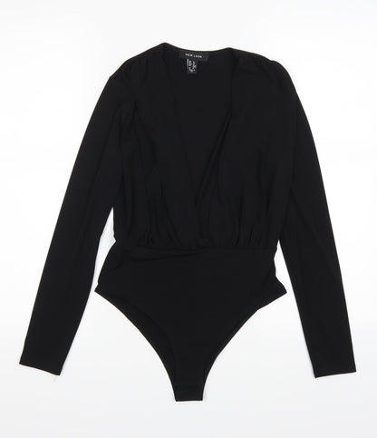 New Look Womens Black   Leotard One-Piece Size 8