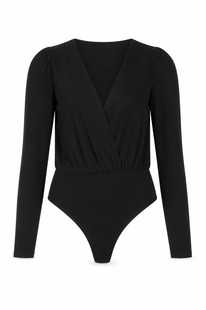 Womens UK Size 8 New Look One-Piece Black Leotard