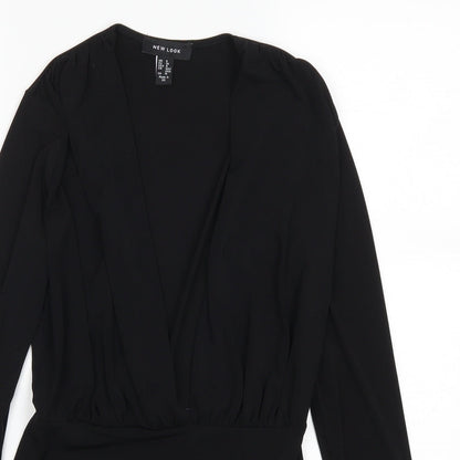 New Look Womens Black   Leotard One-Piece Size 8